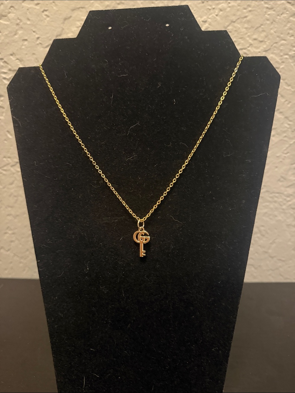 Inspired Delicate Gold Key Charm Necklace for Women